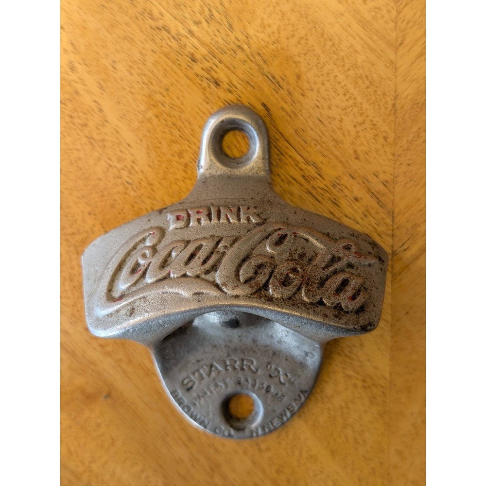 Vintage Starr-x Coca-Cola Solid Wall Mount Bottle Opener